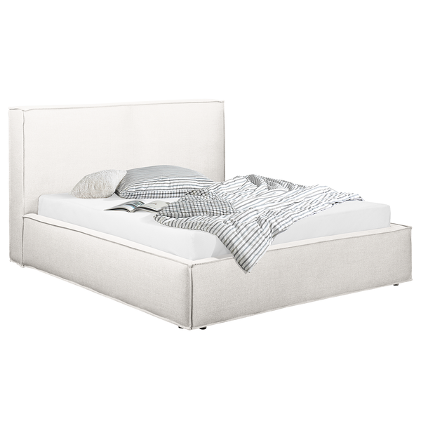 Wechselbezug KINX Polsterbett - Flachgewebe Drems: Weiß - 180 x 200cm - 150 cm