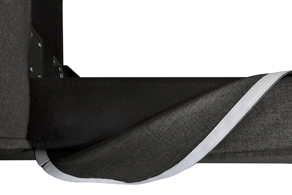 Wechselbezug KINX Polsterbett - Flachgewebe Drems: Anthrazit - 180 x 200cm - 150 cm
