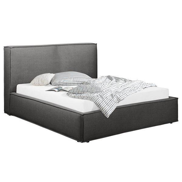 Wechselbezug KINX Polsterbett - Flachgewebe Drems: Anthrazit - 180 x 200cm - 150 cm