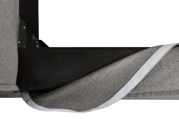 Wechselbezug KINX Polsterbett - Flachgewebe Drems: Grau - 180 x 200cm - 110 cm