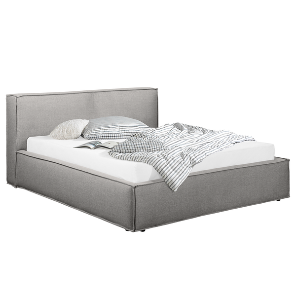 Wechselbezug KINX Polsterbett - Flachgewebe Drems: Grau - 180 x 200cm - 110 cm