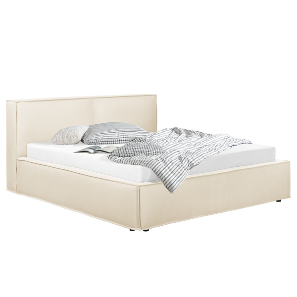 Wechselbezug KINX Polsterbett - Flachgewebe Desna: Creme - 200 x 200cm - 110 cm