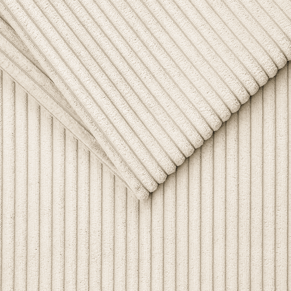 Wechselbezug KINX Polsterbett - Cordstoff Poppy: Creme - 200 x 200cm - 150 cm