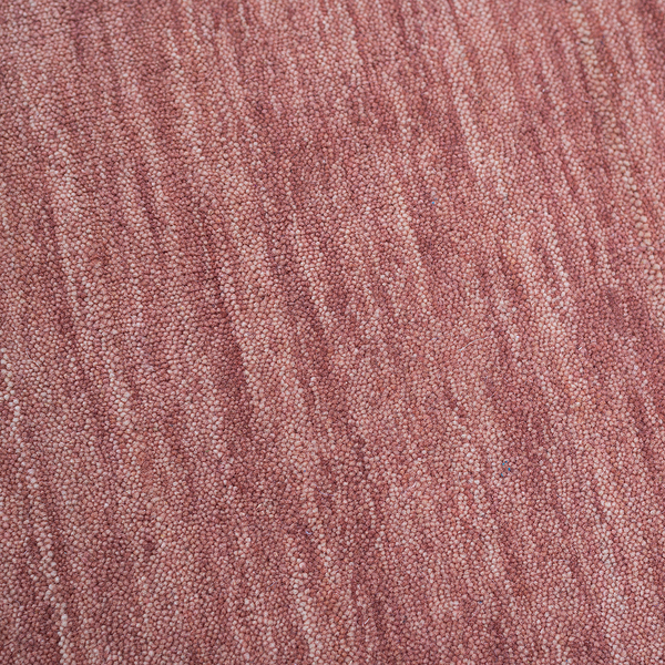 Wollteppich Holi Uni - Schurwolle - Altrosa - 90 x 160 cm