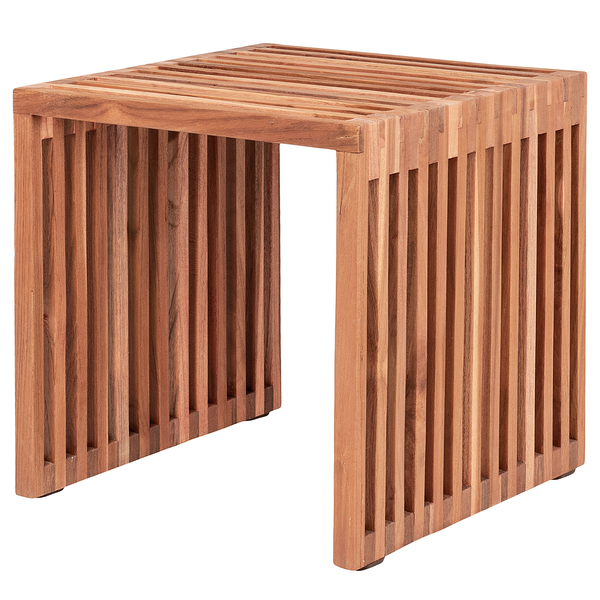 Beistelltisch Pego - Teak Massiv - Braun