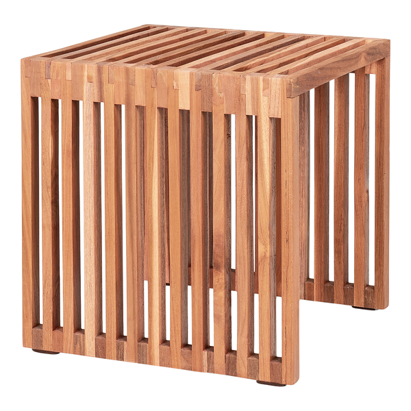 Beistelltisch Pego - Teak Massiv - Braun