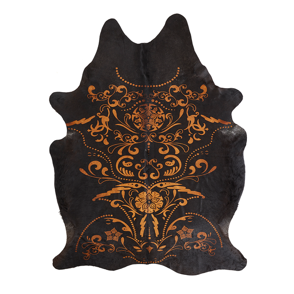 Rinderfell Rocko - Rinderfell - Braun / Schwarz