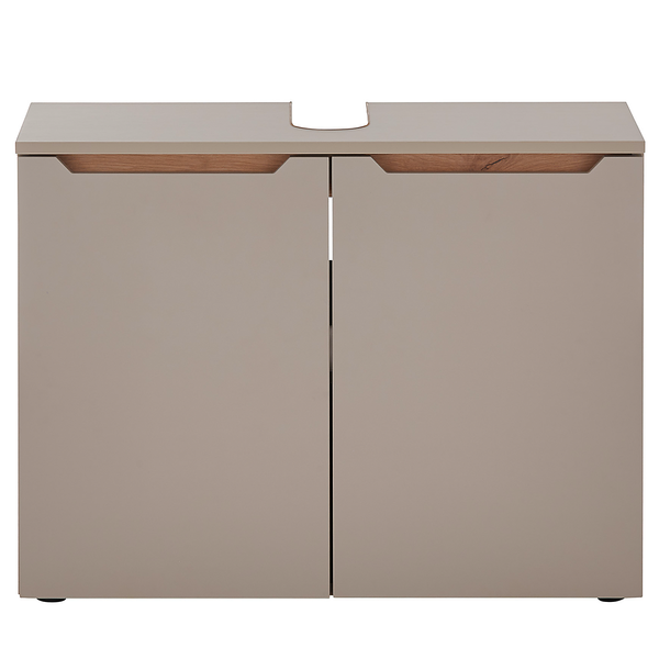 Waschbeckenunterschrank TAULO - Taupe / Eiche Artisan Dekor - Taupe