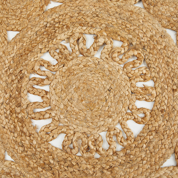 Teppich Balo - Jute / Baumwolle - Natur