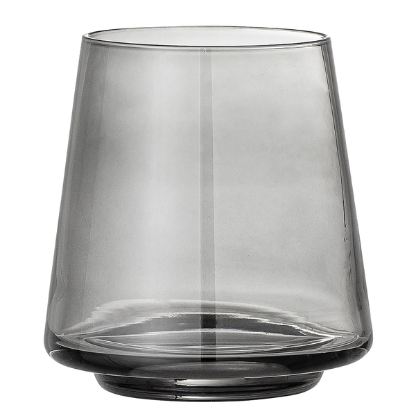 Glas Yvette 4er-Set - Glas - Grau / Transparent