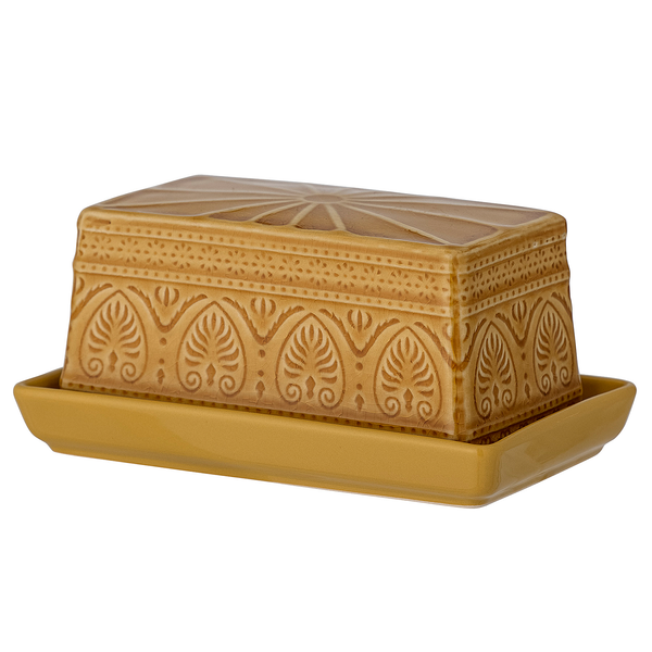 Butterdose Rani - Keramik - Gelb
