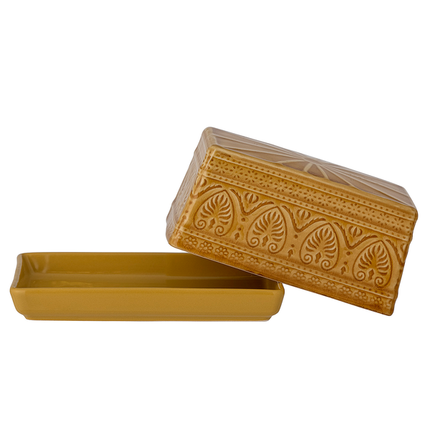 Butterdose Rani - Keramik - Gelb