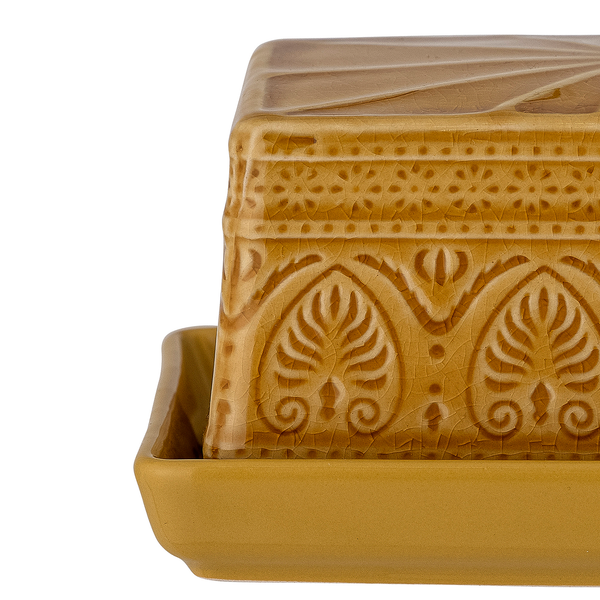 Butterdose Rani - Keramik - Gelb