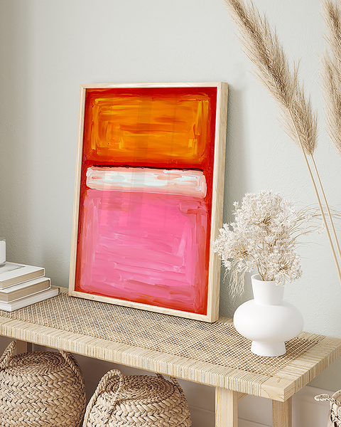 Bild Abstract Art Paint - 32 x 42 x 2.6 cm