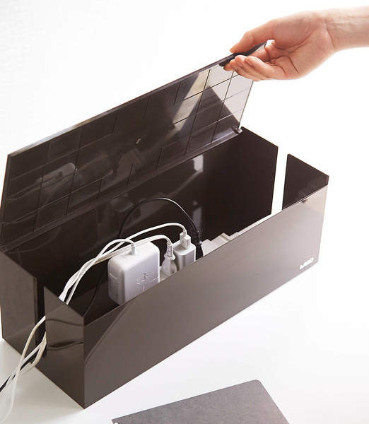 Kabelbox Web - Kunststoff - Schwarz