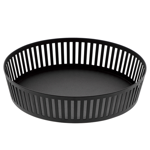 Obstschale Tower Basket - Stahl - Schwarz - 25 x 6 cm