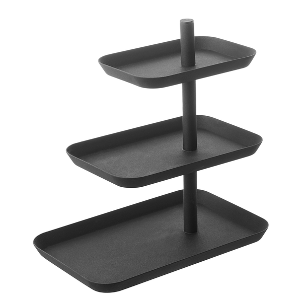 Etagere Tower - Stahl - Schwarz