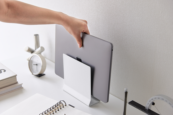 Laptopständer Tower - Stahl - Weiß