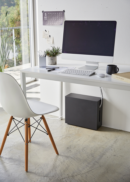 Kabelbox Tower - Stahl / Kunststoff - Schwarz