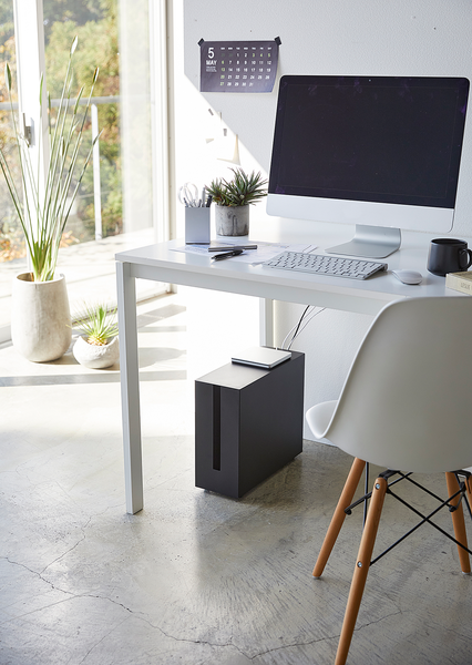 Kabelbox Tower - Stahl / Kunststoff - Schwarz