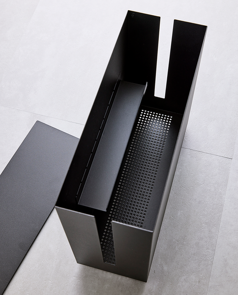 Kabelbox Tower - Stahl / Kunststoff - Schwarz