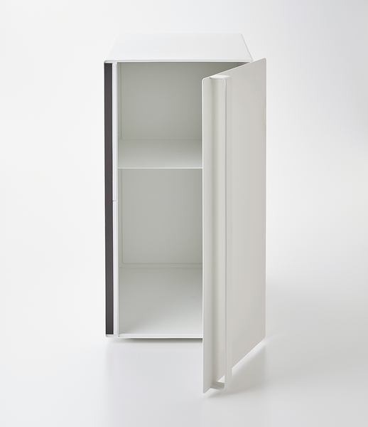 Brotkasten Tower Tall - Stahl - Weiß