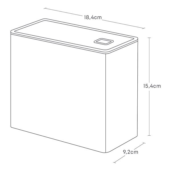 Kaffeedose Tower - Kunststoff - Weiß