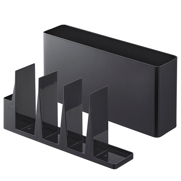 Küchenutensilo Tower - Stahl / Kunststoff - Schwarz