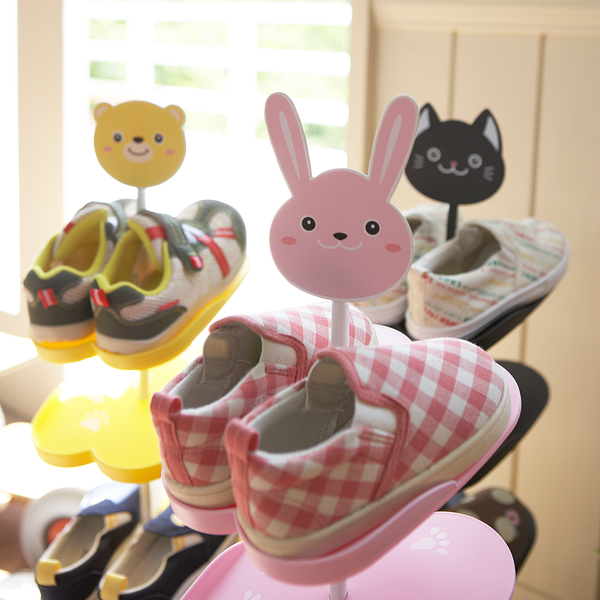 Schuhregal Kids - Stahl / Kunststoff - Rosa