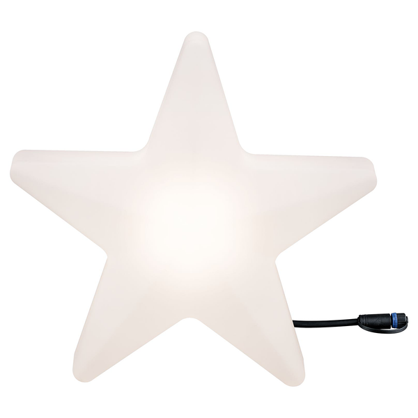 Leuchtobjekt Plug & Shine Star - Kunststoff - Weiß