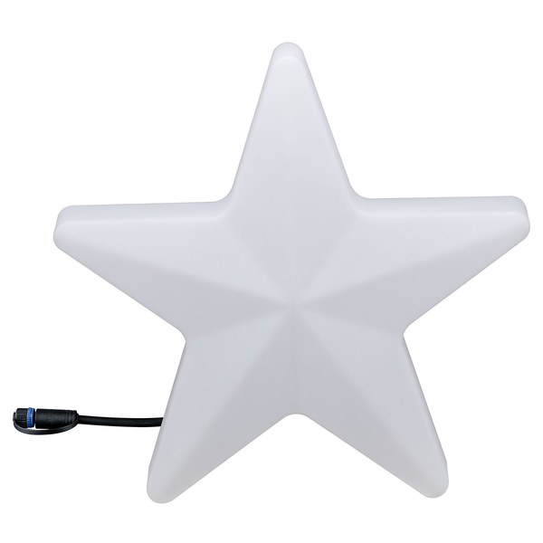 Leuchtobjekt Plug & Shine Star - Kunststoff - Weiß