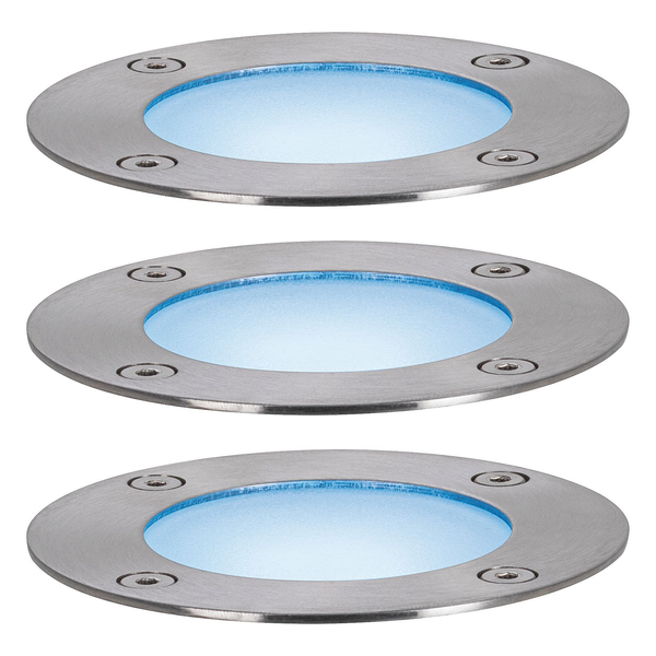 Einbauleuchte Plug & Shine Shio - Aluminium - Silber - 5-teilig
