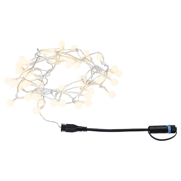 Lichterkette Plug & Shine Kibi - Kunststoff - Schwarz - Breite: 500 cm