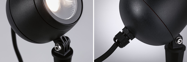 Wegeleuchte Plug & Shine Kikolo 60° - Aluminium / Kunststoff - Anthrazit
