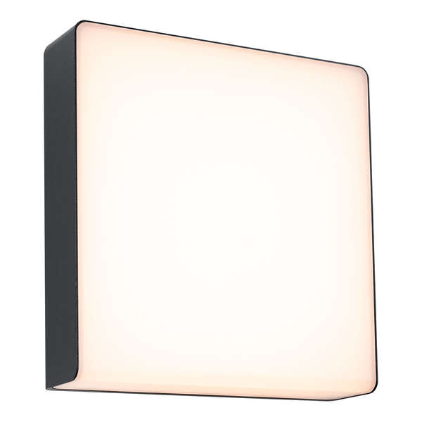 Wandleuchte Azalena mit Sensor - Aluminium - Anthrazit - Warmweiß