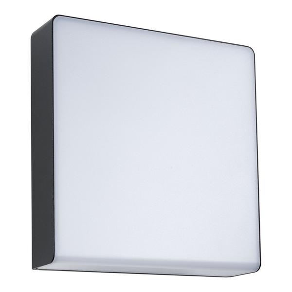 Wandleuchte Azalena mit Sensor - Aluminium - Anthrazit - Warmweiß