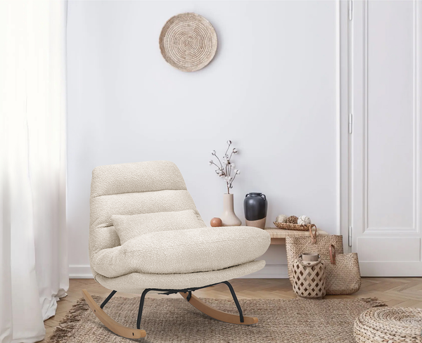 Schaukelsessel Skenala - Beige