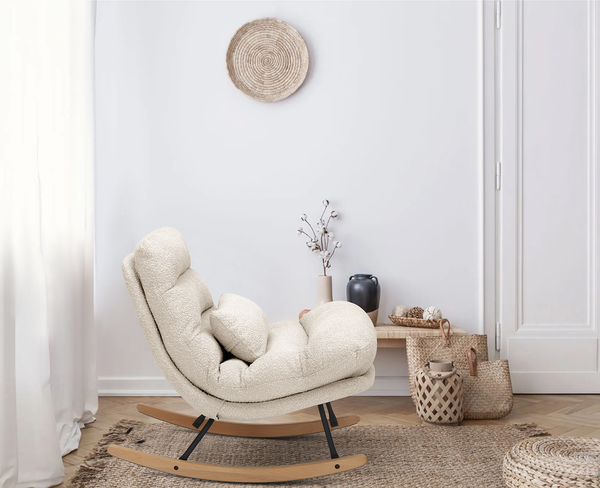 Schaukelsessel Skenala - Beige