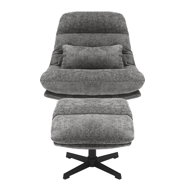 Relaxsessel SKADO - Chenille Ipek: Blaugrau
