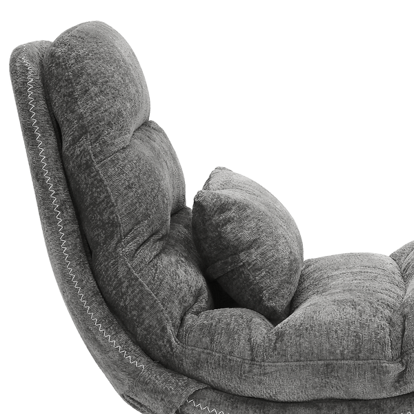 Relaxsessel SKADO - Chenille Ipek: Blaugrau