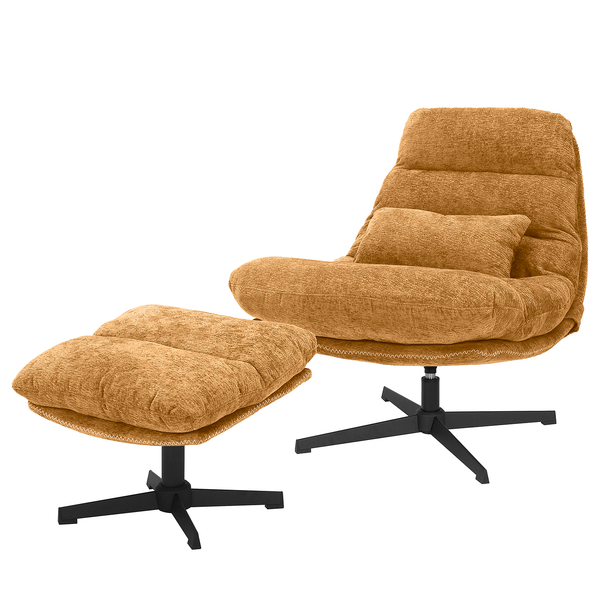 Relaxsessel SKADO - Chenille Ipek: Senfgelb