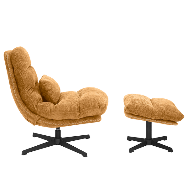 Relaxsessel SKADO - Chenille Ipek: Senfgelb
