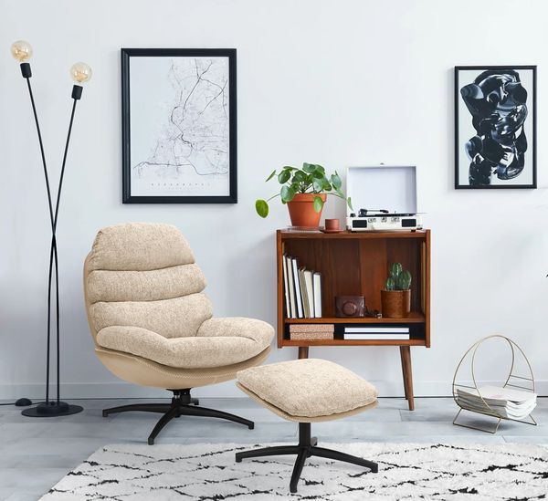 Relaxsessel Skenala - Beige