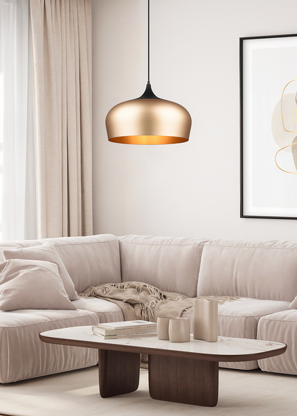 Pendelleuchte Chiron - Aluminium - 1-flammig