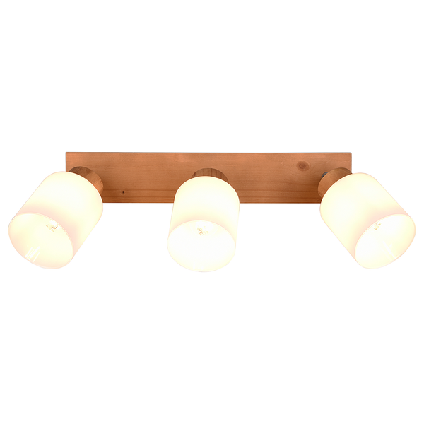 Deckenleuchte Assam - Opalglas - 3-flammig - Flammenanzahl: 3