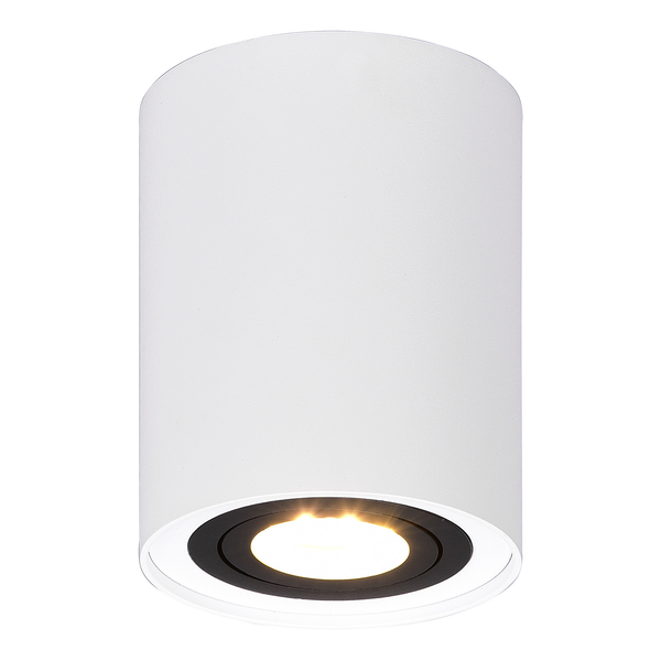 Deckenleuchte Cookie - Eisen - 1-flammig - Weiß