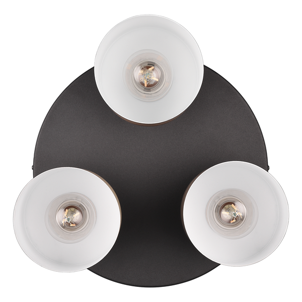 Deckenleuchte Agudo - Eisen - 3-flammig