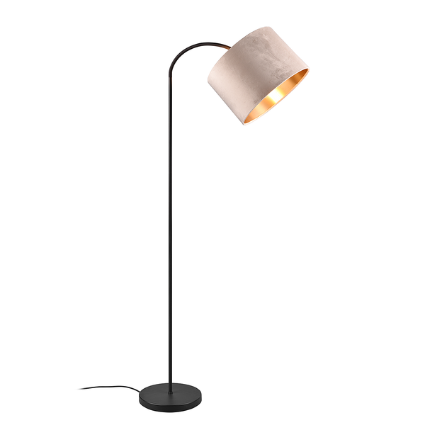 Stehleuchte Julieta - Webstoff / Eisen - 1-flammig