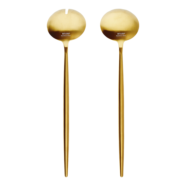 Salatbesteck-Set STILETTO 2-tlg. - Edelstahl - Gold