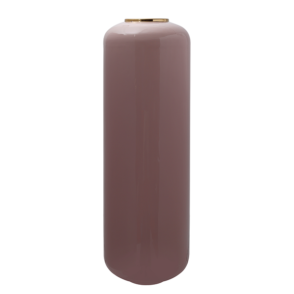 Bodenvase Art Deco Typ D - Eisen - Altrosa - Höhe: 91 cm